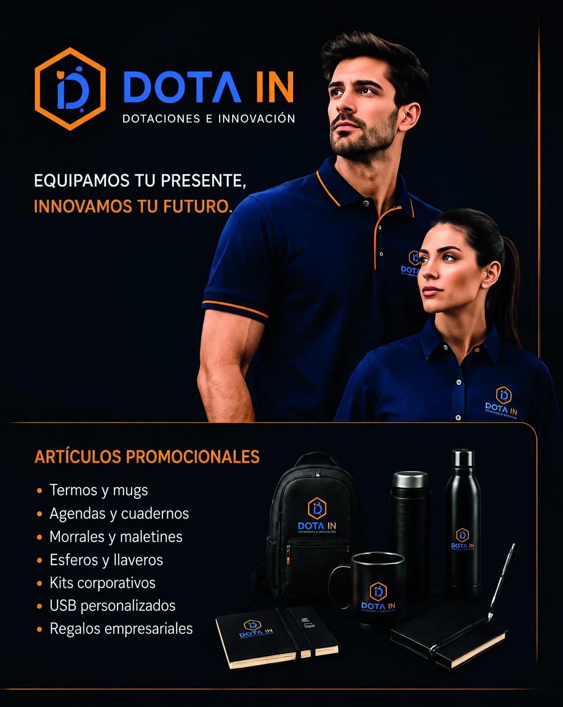 Dotaciones y artículos promocionales de DOTA IN