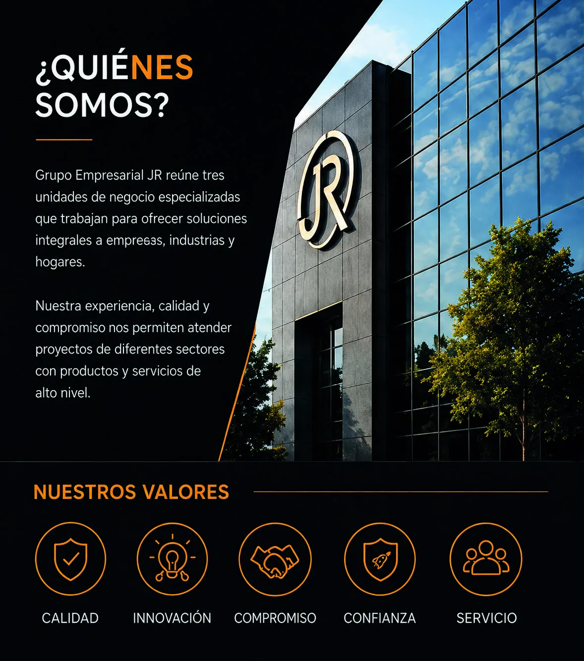 Presentación corporativa de Grupo Empresarial JR